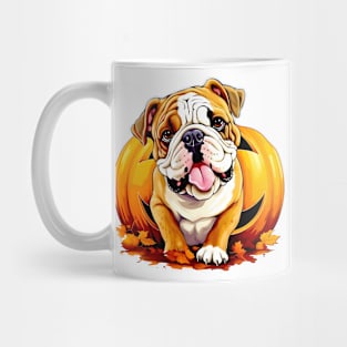 Bulldog inside Pumpkin #3 Mug